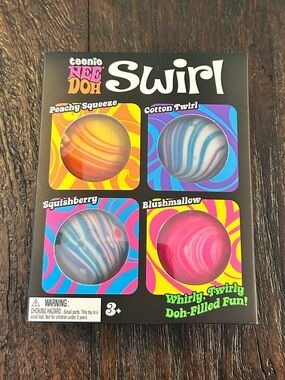 Teenie Needoh Swirl Stress Ball Set - Multi-Color